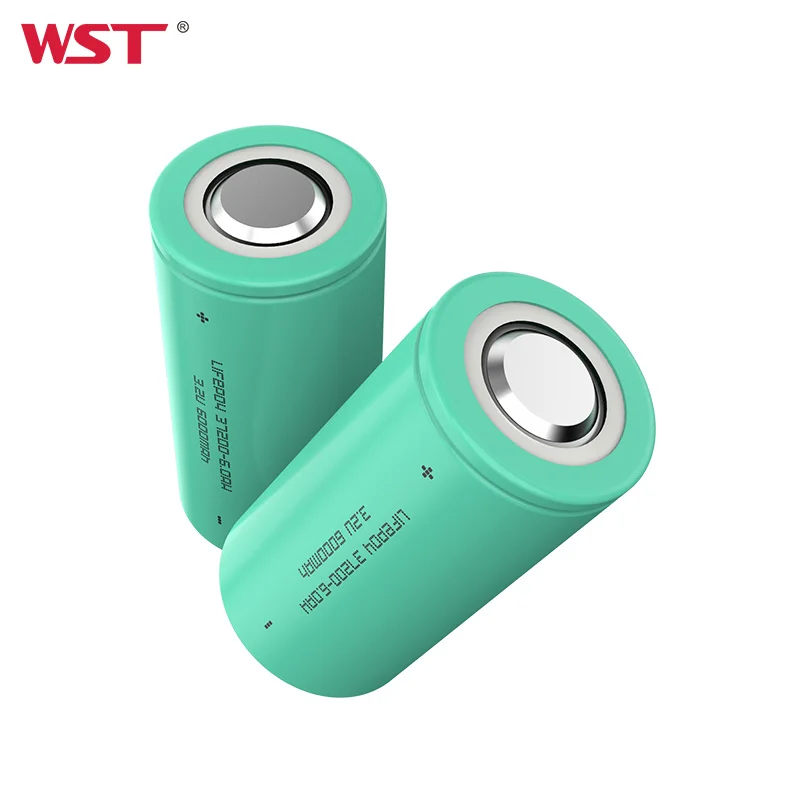 WST 5000mah 6000mAh 3.2V Cylindrical LiFePo4 Battery Cell 32700 Lithium Iron Phosphate Cell