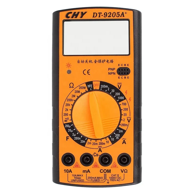 DT-9205A+ True RMS low price digital ac dc multimeter