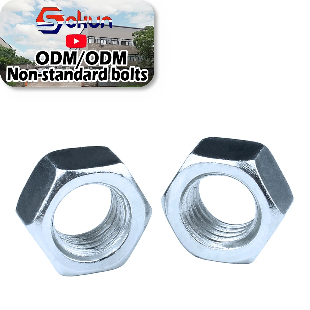 High-Strength Heavy Hex Nuts (ANSI/ASME B 18.2.2, Astm A194 2H)
