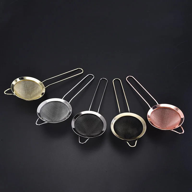 Stainless Steel Strainer Kitchen Tools Cone Strainer 10CM Cocktail Strainer Bar Drinkware Accessories