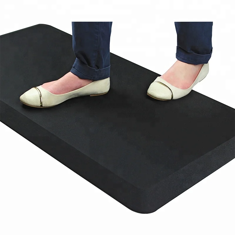 Manufacturer StepMat Durable Standing Desk Mat 3/4 Inch Thick PVC+PU Comfort Floor Mat Anti-Fatigue Kitchen Mat