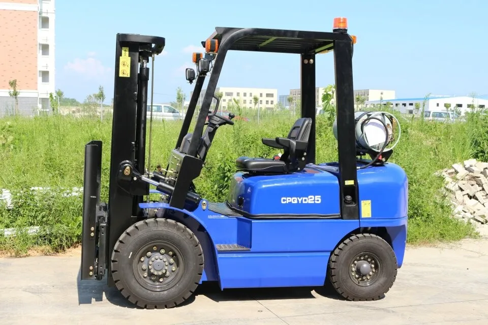China made cheap 3000 kg LPG gas forklifts with CE ISO SGS certificate