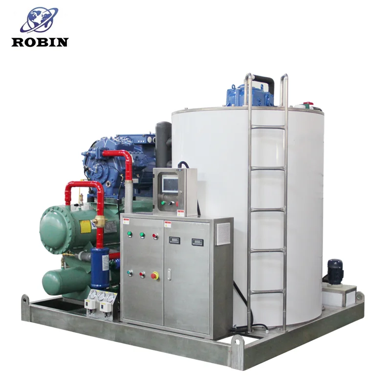 Wholesale seawater 10 tonne ice flake machine marine grade ice maker in flakes