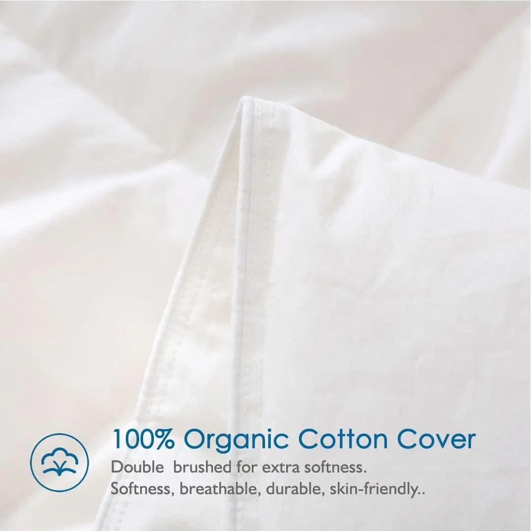 Custom Spring Autumn Winter Light Weight Warm Hypoallergenic Duvet Insert 100% Goose Filling Down Comforter Home Hotel Hospital