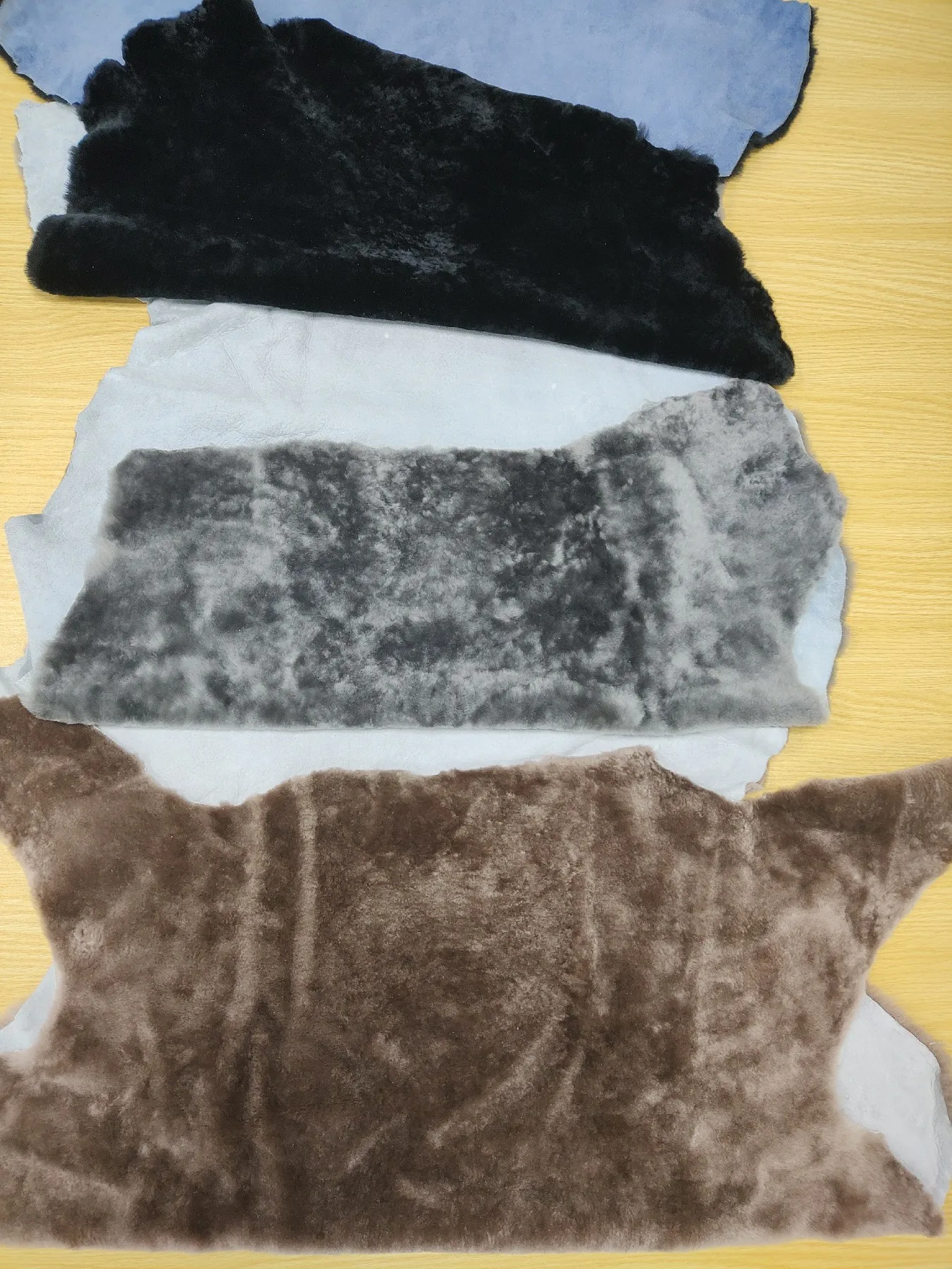 Genuine Sheep Leather Skins Hides Soft fur