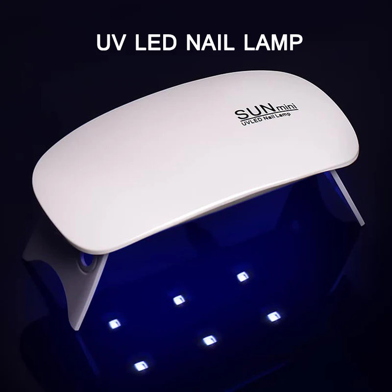 ANGNYA 12w mini white portable quike dryer rechargeable uv led nail lamp