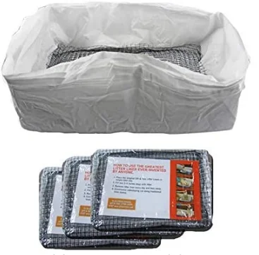 Cat Litter Net Liner Elastic Box Liner Poop Bags