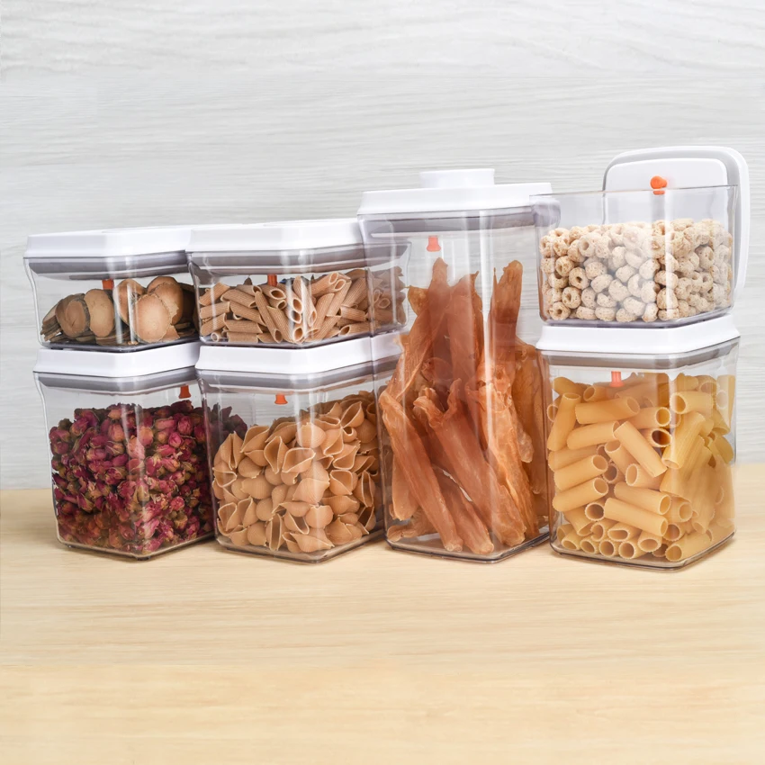 Popular Storage Cans Milk Powder Keeping Containerized Dry Food Keeping Display Kitchen Pasta Coffee Bean Flour