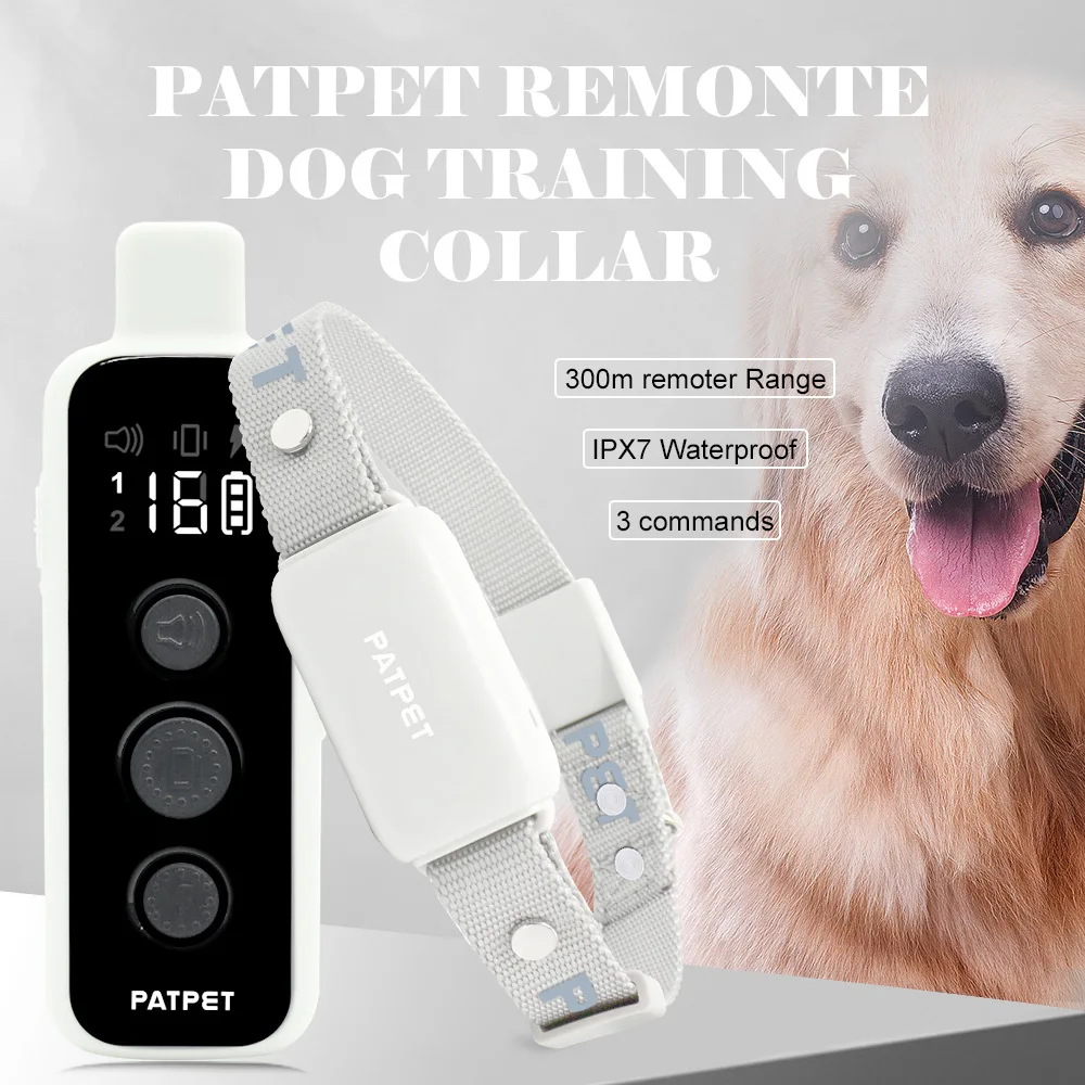 
Newest pet training device remote dog training collar dog training bark collar 