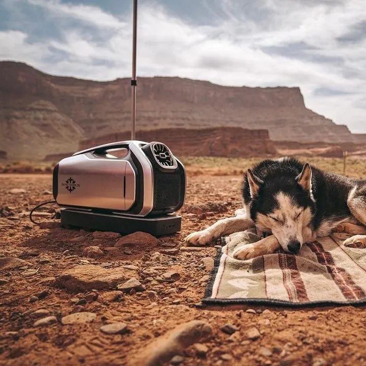 Factory Price Zero Breeze Portable Air Conditioner DC 12V 24V Rechargeable Solar Power Battery Portable Fan for tent camping