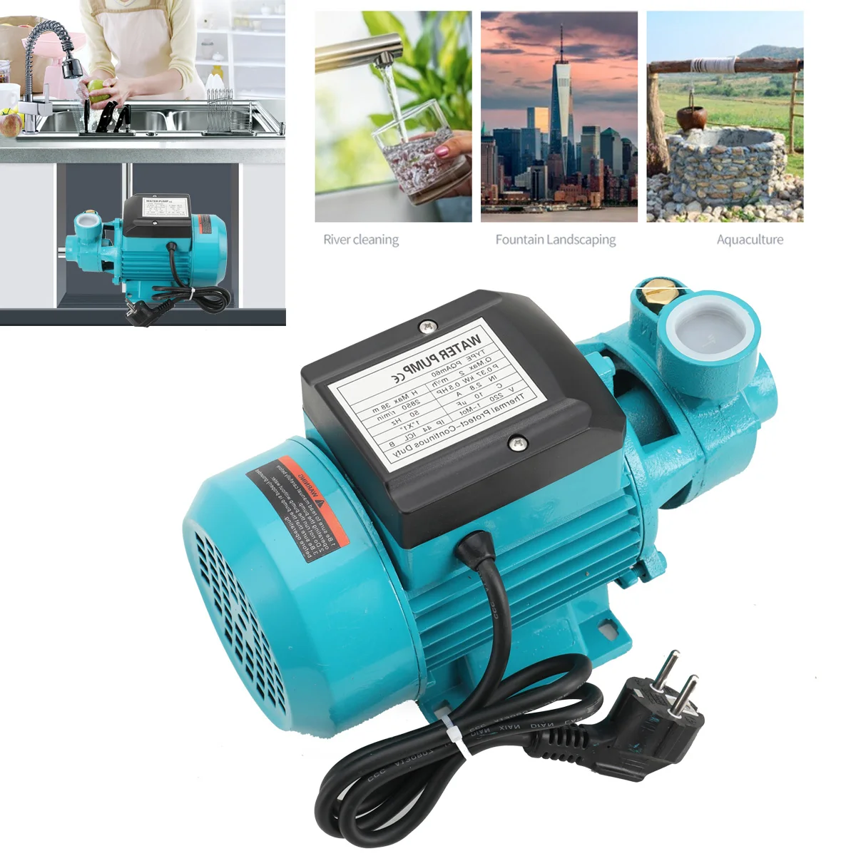 Wholesale 220V 370W 2850rpm Water Pressure Booster Pump Industrial Circulation Pump for Hot Water