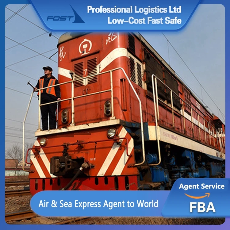 China to UK Spain France Europe Door to Door DDP Shipping Railway Freight Cargo Train Transport agent