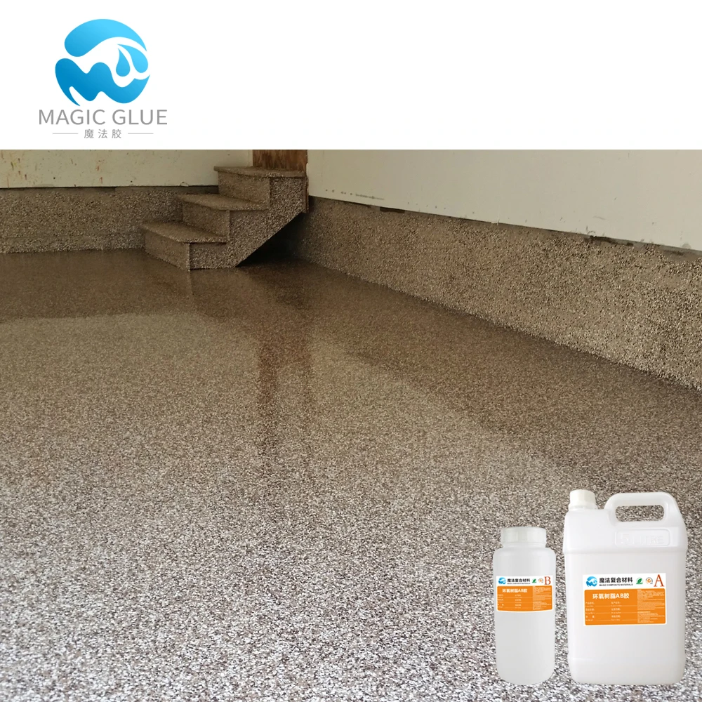 DIY Non-Toxic AB Liquid Flake Flooring Epoxy Resin for Home Decoration