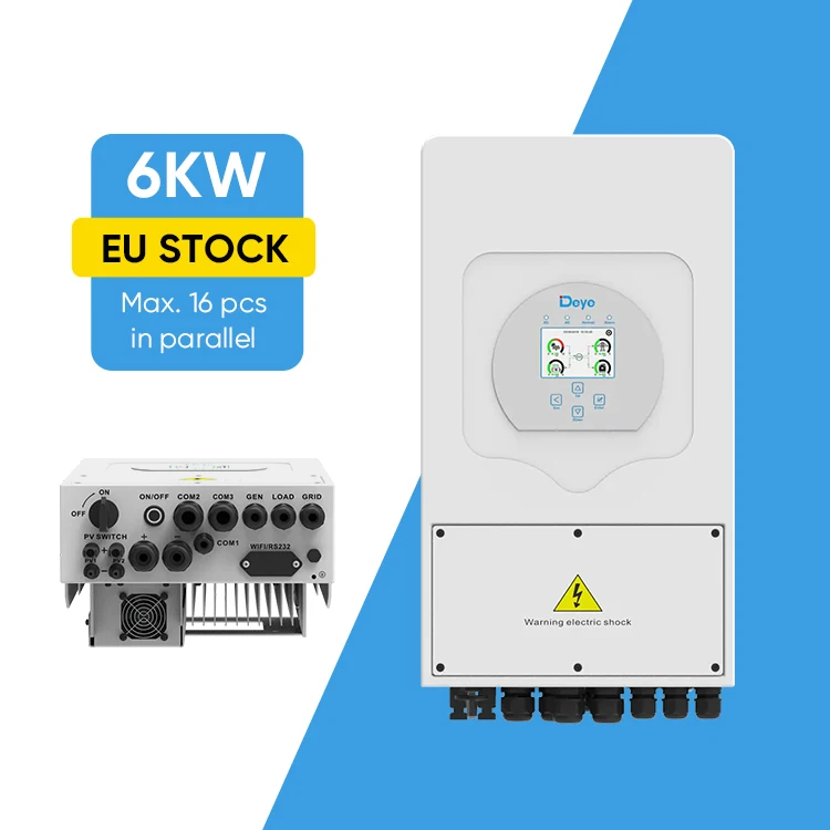 Popular sales single phase 220v Deye 3.6kw 5kw 6kw 8kw hybrid solar inverter with long warranty