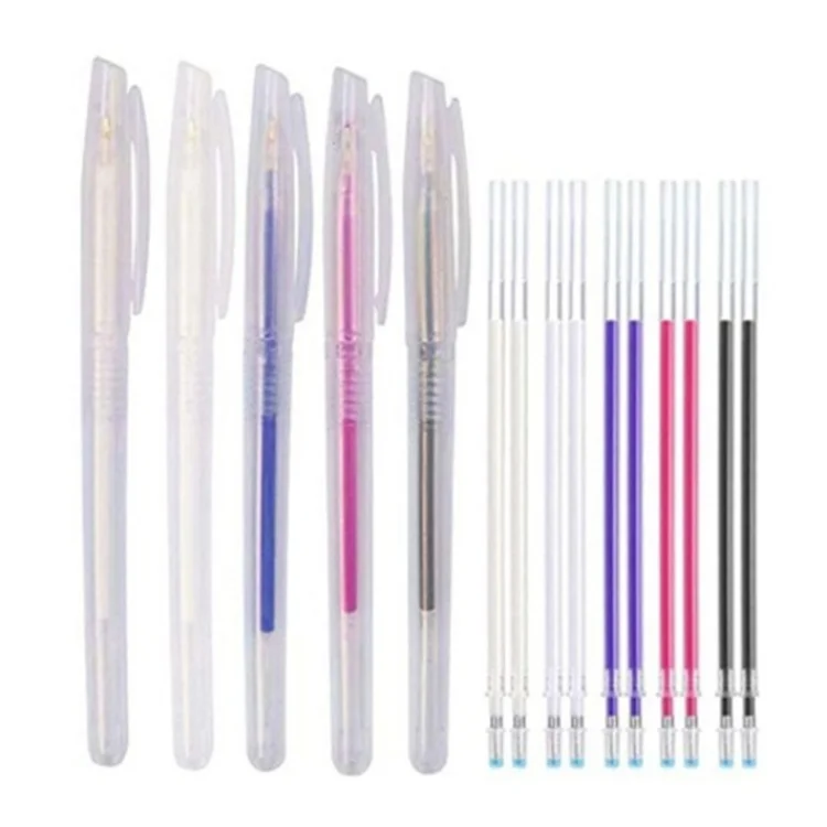 Bview Art Heat Erasable Fabric Marking Temperature Disappearing Pens For Quilting Sewing