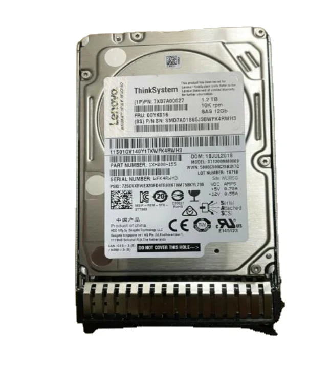 Твердотельные жесткие диски 00YK016 1 2 ТБ 10K RPM SAS 12 Гбит/с 512N