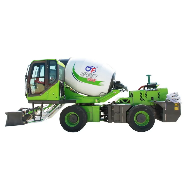 3.5 M3 Self Loading Concrete Mixer Machine With Four Wheels Steering Function