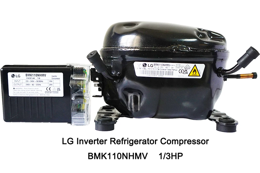 LG China Factory Original New BMK110NHMV 1/2HP DC Inverter Compressor Refrigerator  Fridge Freezer use Fast Delivery Best Price