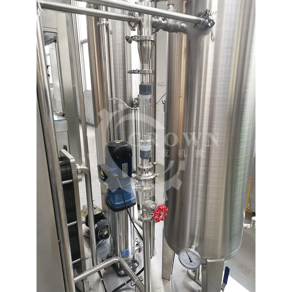 Liqud Fruit juice mixer machine processing plant  / beverage mixer machine  /  carbonated drink mixing machine