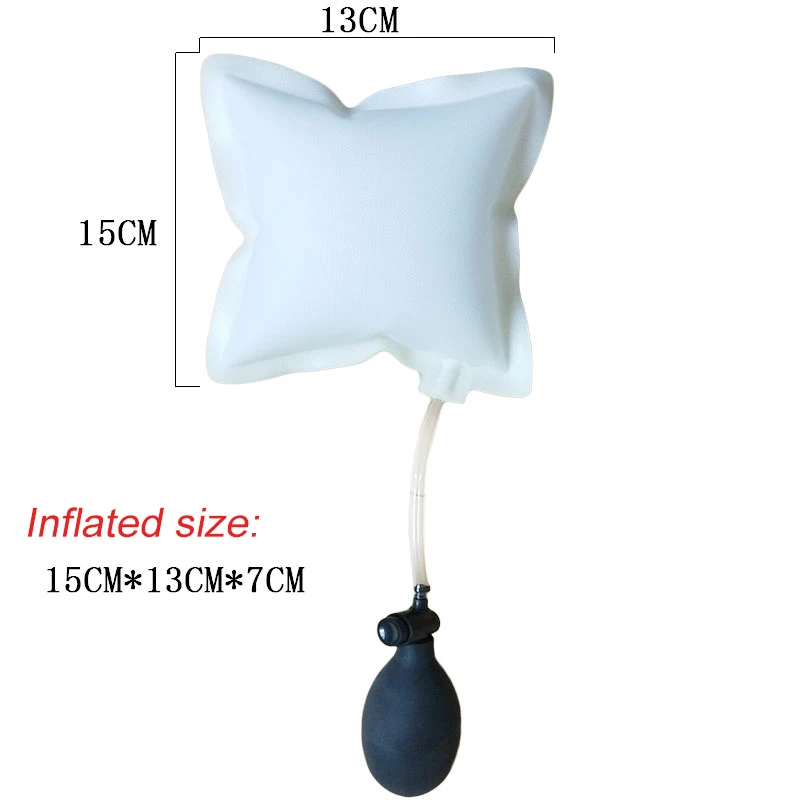 Inflatable Air Wedge Bag Kit Pump 3 Pack Commercial Air Wedge Pump Bag Tool Professional Leveling Kit Alignment Tool