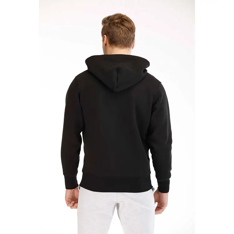 Luckpanther Full Zip up Plain Hoodie Unisex Sports Lounge Wear Jogger Jacket with Drawstring Hood And Thumb Buckle Windbreaker