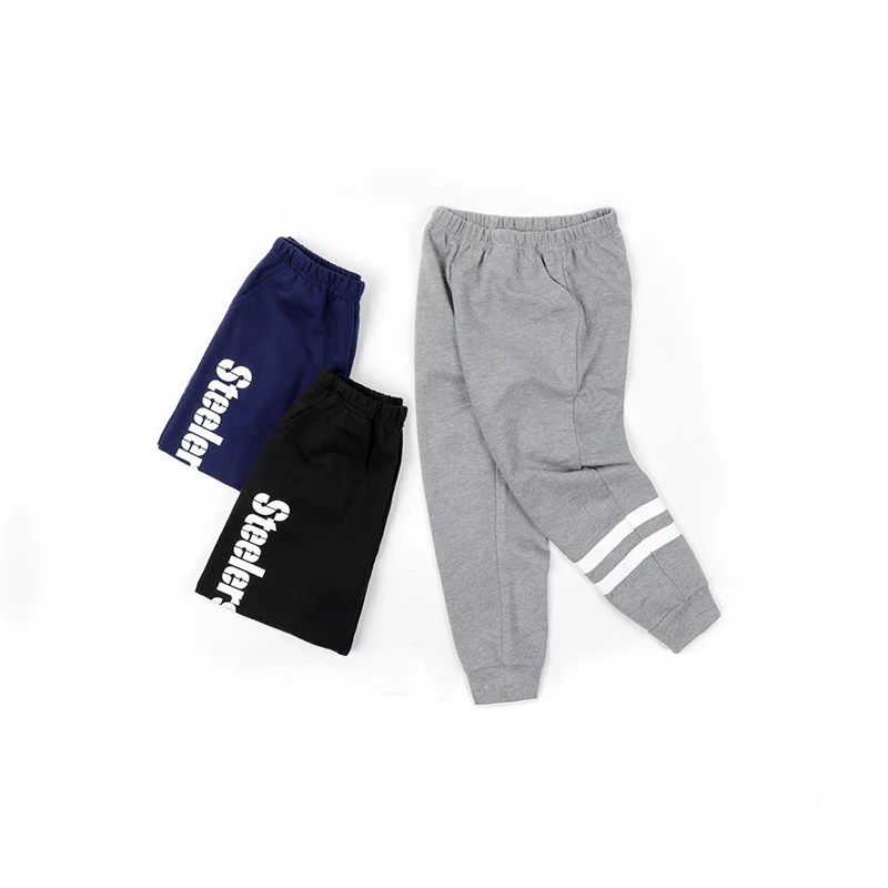 
100%Cotton Custom Print Baby Clothes Child Kids Boy Pants Trousers Children Wholesale Toddler Pants 