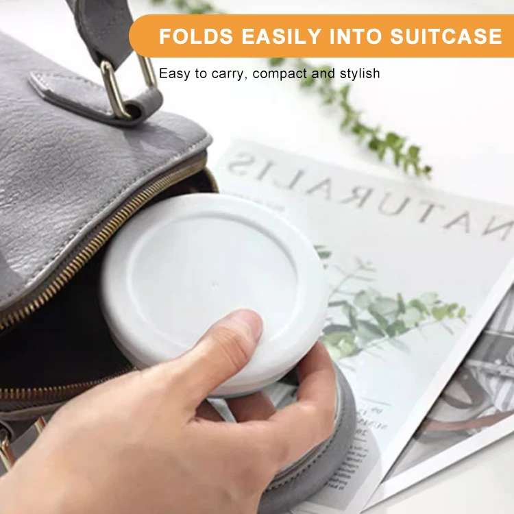 Easy carry product 200ml small size silicone outdoor travel collapsible portable silicone water cup