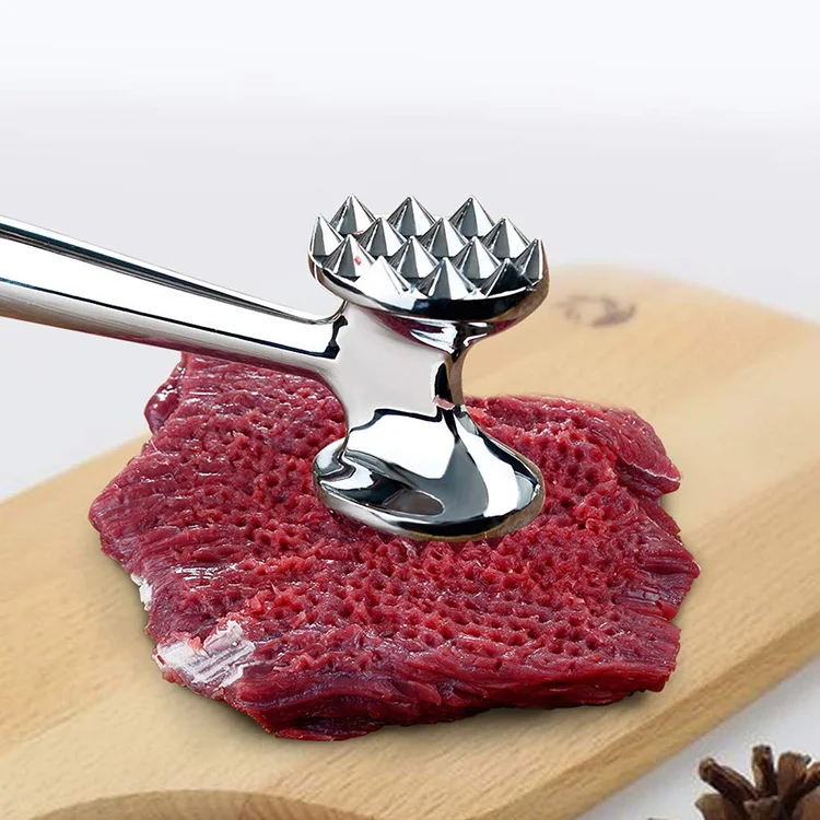 Meat Tenderizer Mallet Pounding Beef Steak Chicken Pork Double sided Meat Hammer