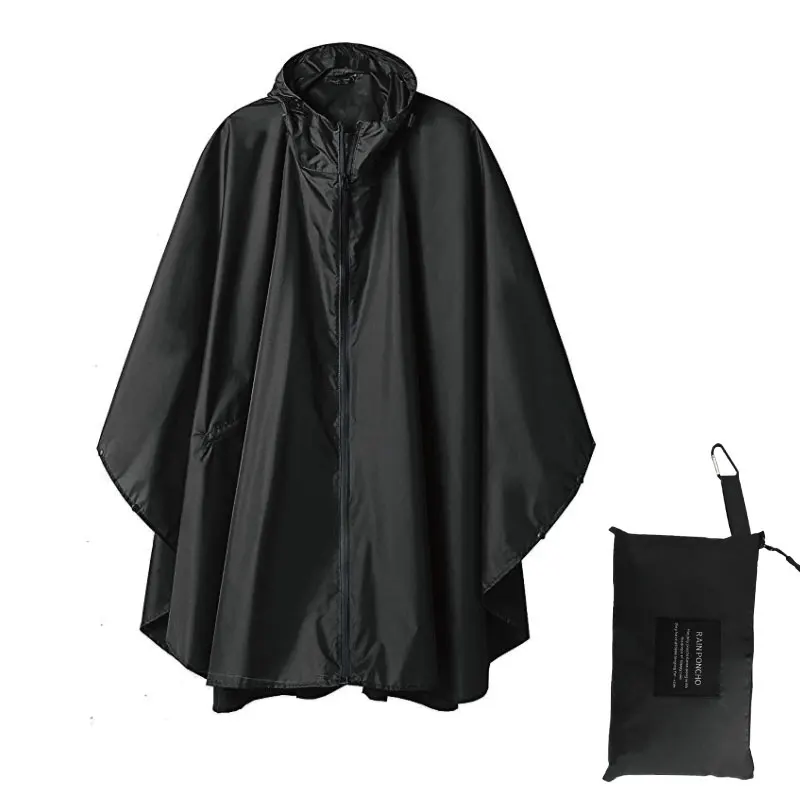 Custom logo Foldable Polyester Breathable Poncho Muilt-color Motorcycle Rain Poncho