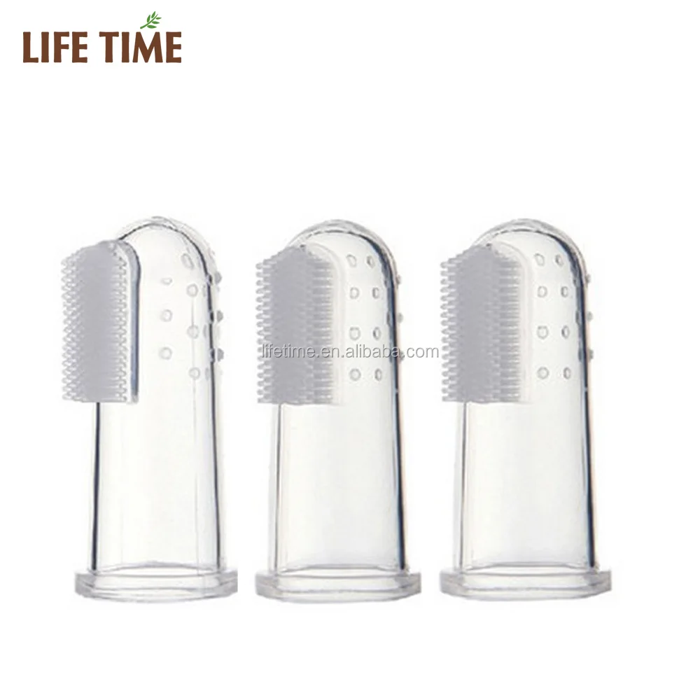 
silicone baby toothbrush baby thumb silicon oral clean toothbrush safety Food grade soft silicone baby finger toothbrush 