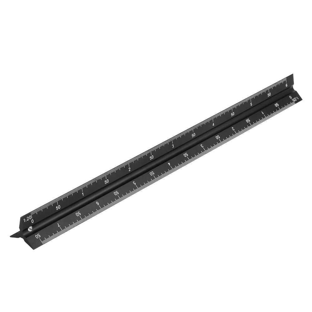 Architectural Scale engineering standard template aluminum Ruler Triangular Ruler straight ruler