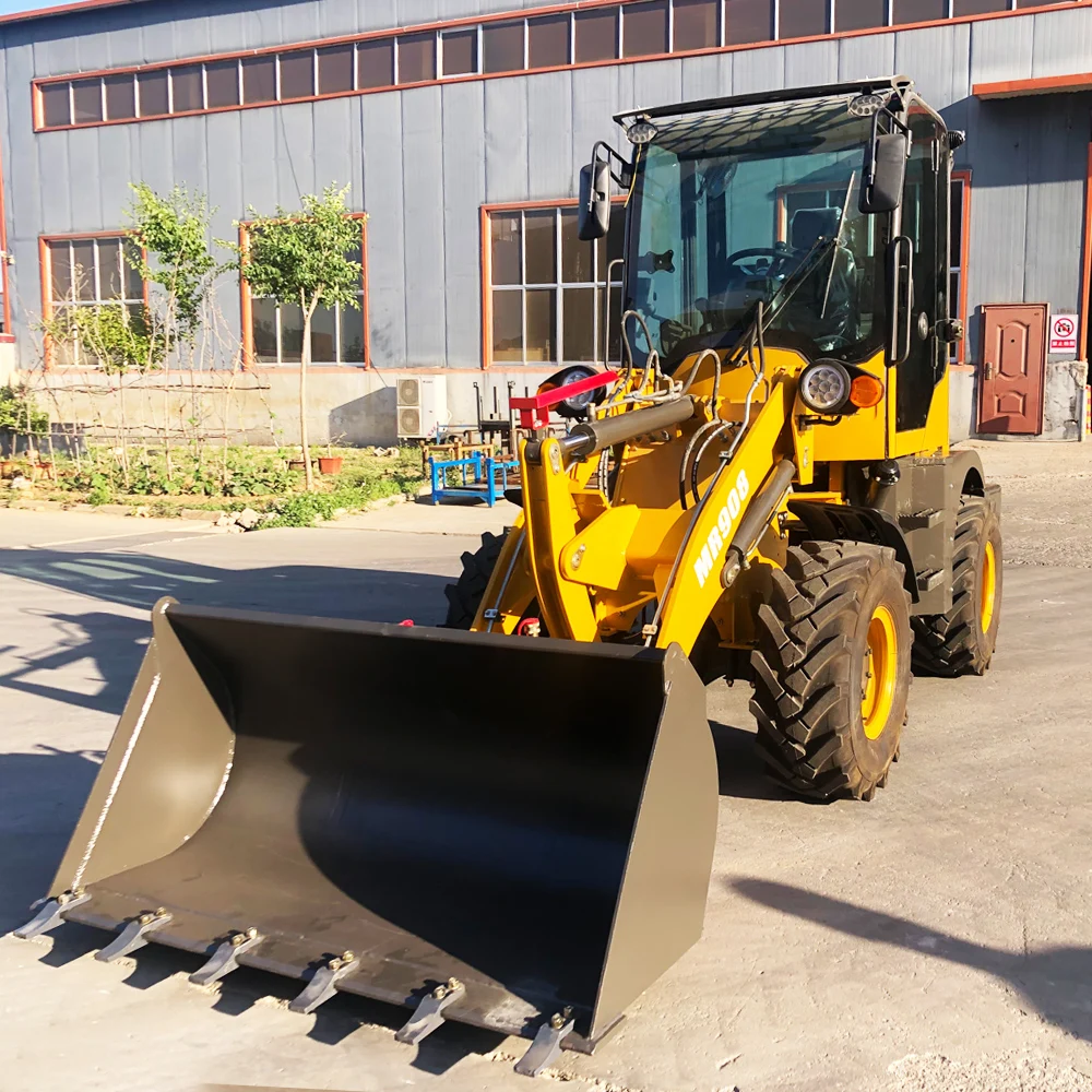 china big giant wheel loader 1 ton 2ton 3ton 4ton 5ton articulated wheel loader with  snow blower for sale
