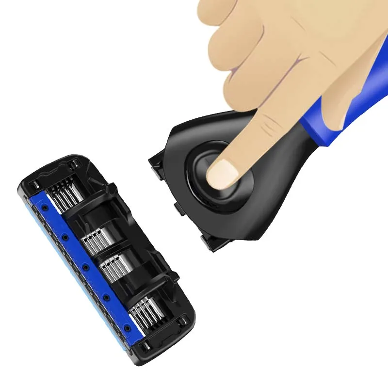 Best Sell High Quality Imported Sharp Razor Blades with Soft rubber Handle