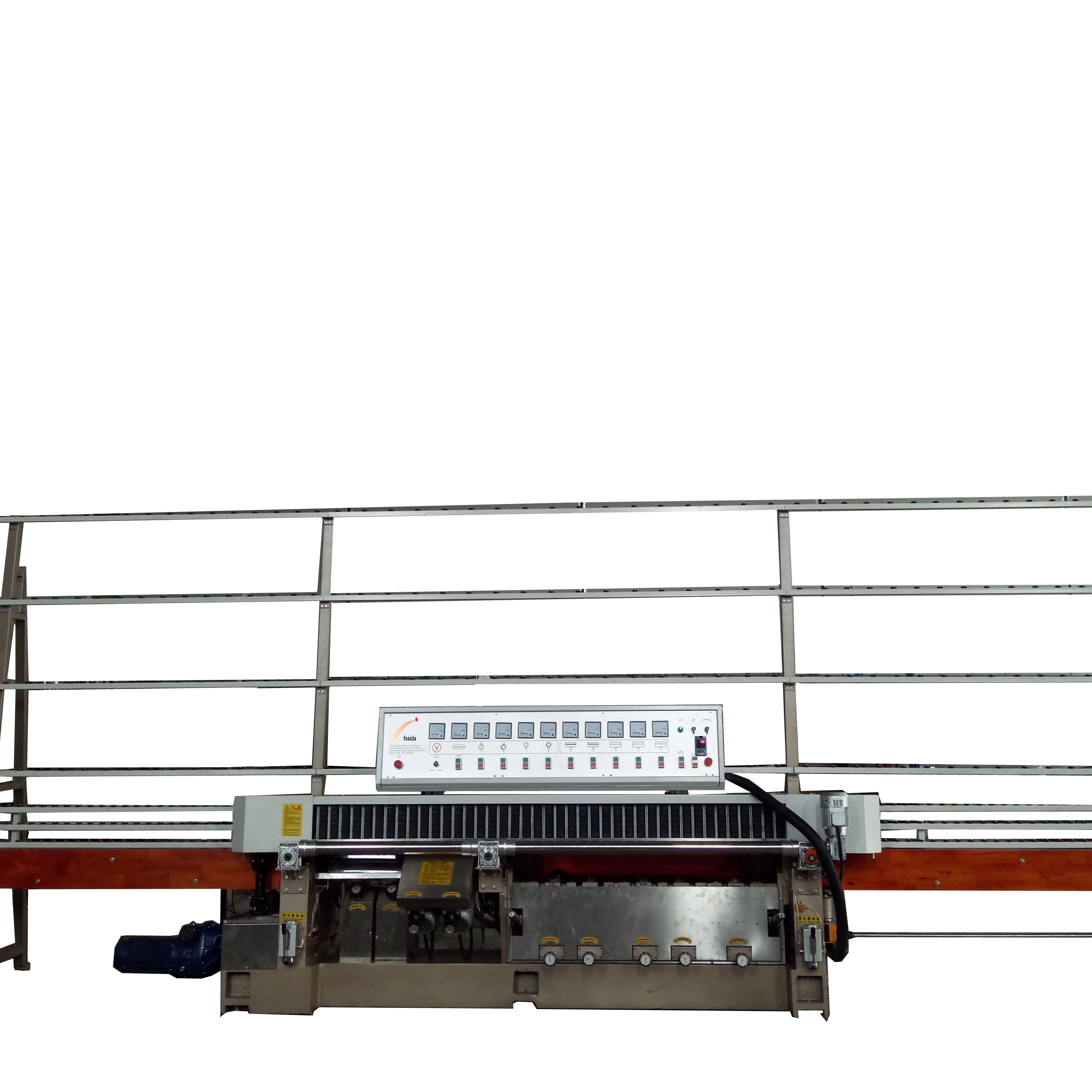 Economical 9-axis glass linear beveling and edging machine high precision CDCO equipped with new motor PLC gear