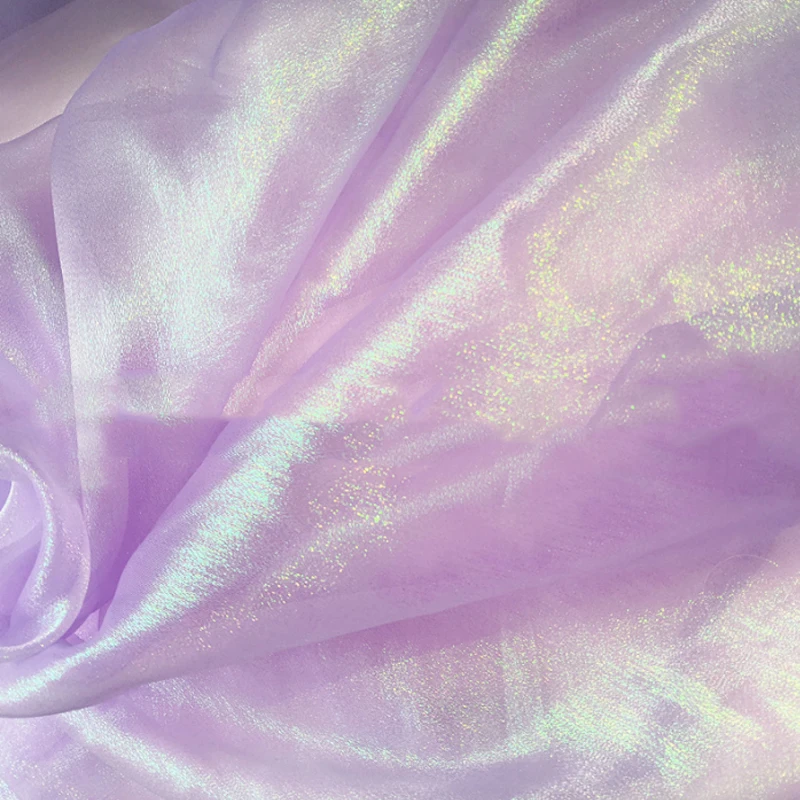 Polyester/Cotton Ombre Organza Fabric Wedding Fabric For Cloth Dress Decoration
