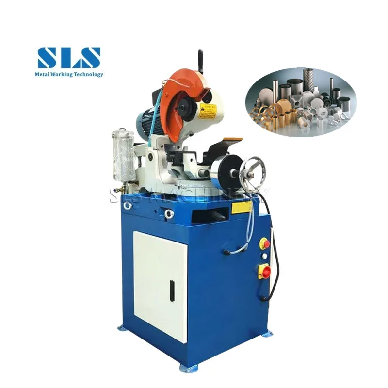 
45 Degree Cut Metal Pipe Cutting Machine Pneumatic Circular Saw Cutter for Sale 