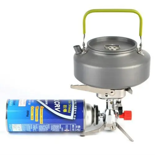 Unique Design Tourist Camping Kitchen Picnic Gas Folding Portable Outdoor Camping Stove Applicable to Long Gas Tank