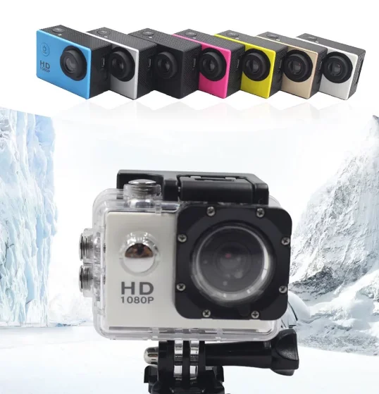 Action small camera diving 30M waterproof 1080P Full HD underwater helmet sport video camera sport DV mini  camera