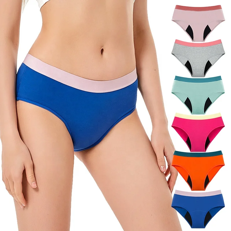 INTIFLOWER 520 New Customized Comfortable and Reliable Underwear for Teens during Menstruation Youth Girls Period Panties