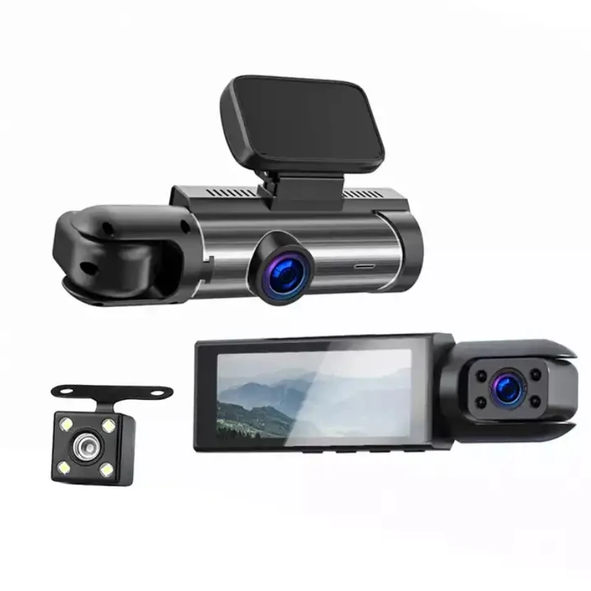 3.16 Inch WIFI IPS 2 channel FHD 1080P Dash Cam Video Recorder With Night Vision Rear View Camcorder Auto Camera Car DVR
