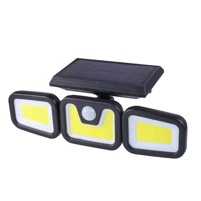 Wason 74 LED/103 COB Солнечный садовый прожектор 270 угол регулируемый датчик движения беспроводной наружный настенный светильник