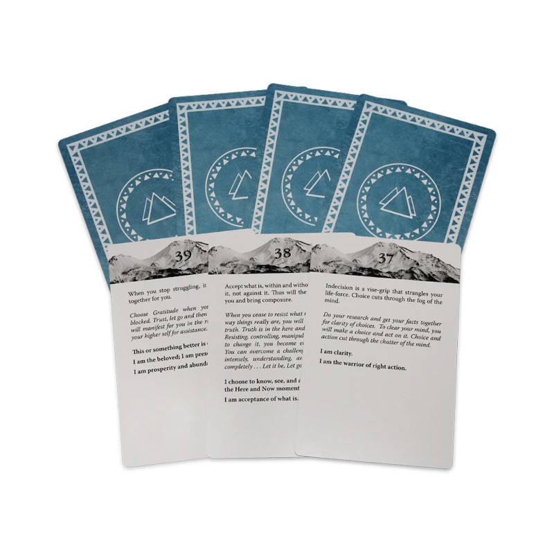 High Quality Paper Blank Sublimation Wholesale Custom Printing Guidance Navigating Tarot Cards
