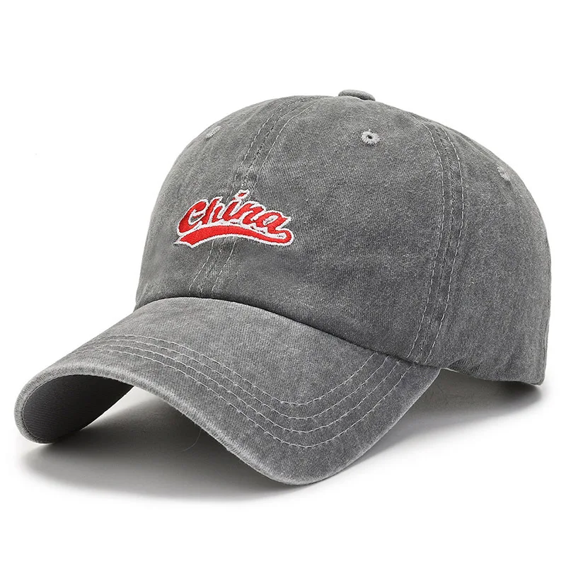 Classic Cotton Baseball Cap Adjustable Snapback Peaked Cap Embroidered Logo Sports Cap
