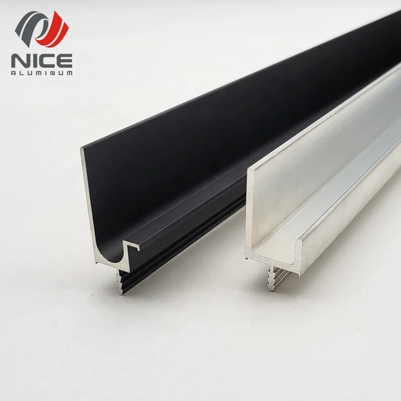Modern Aluminum Furniture Hidden Handle Kitchen Cabinet G Shape Handles Furniture Drawer Handles