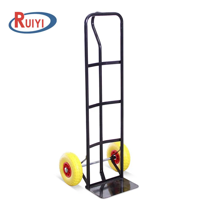 Pull push cargo carrying hand truck hand trolley two wheel industrial trolley cart