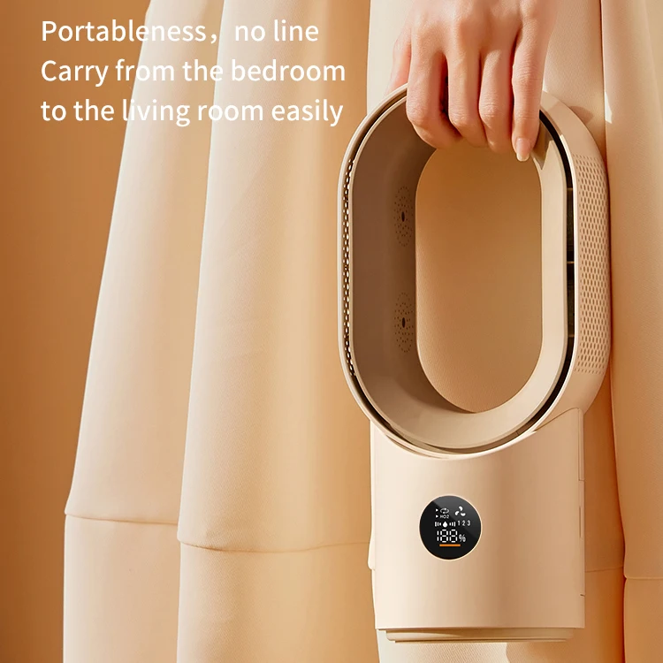 3 in 1 Household Upgrade Bladeless Fan table smart home purifier vertical air cooling baby safety fan air conditioner fan