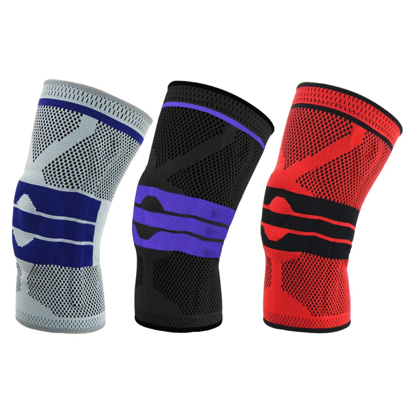Factory Wholesale Sports Skateboard Knee Pads For Basketball Fitness Compression Padded Knee Sleeves/