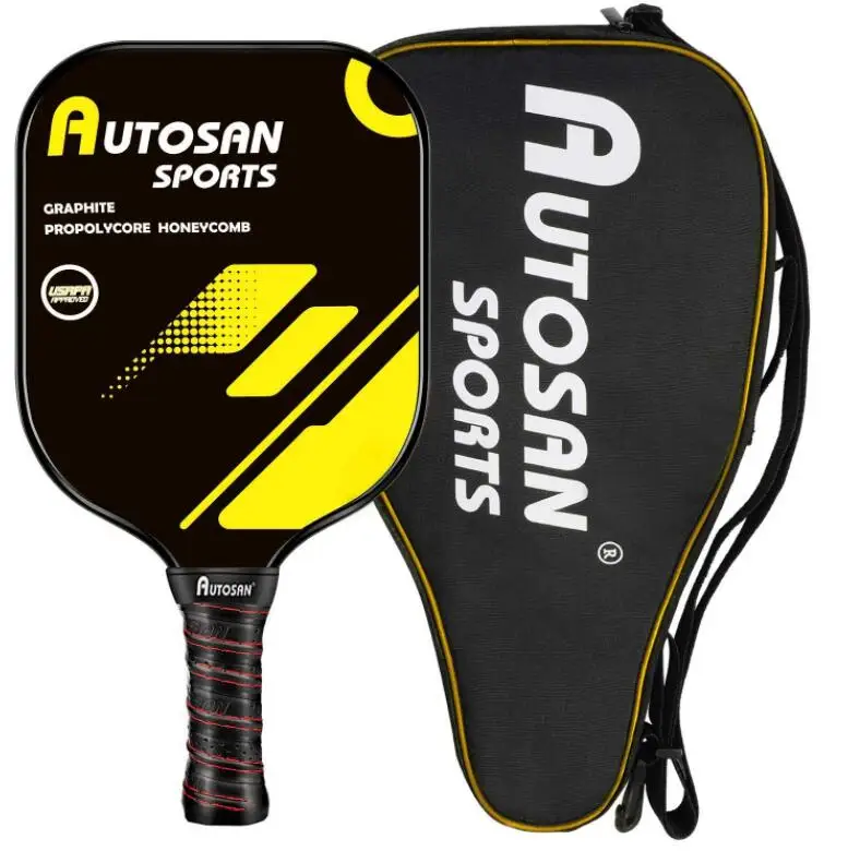 Top Glass /Carbon /Graphite and PP/ Aluminum / Polymer/Honeycomb  pickleball paddle