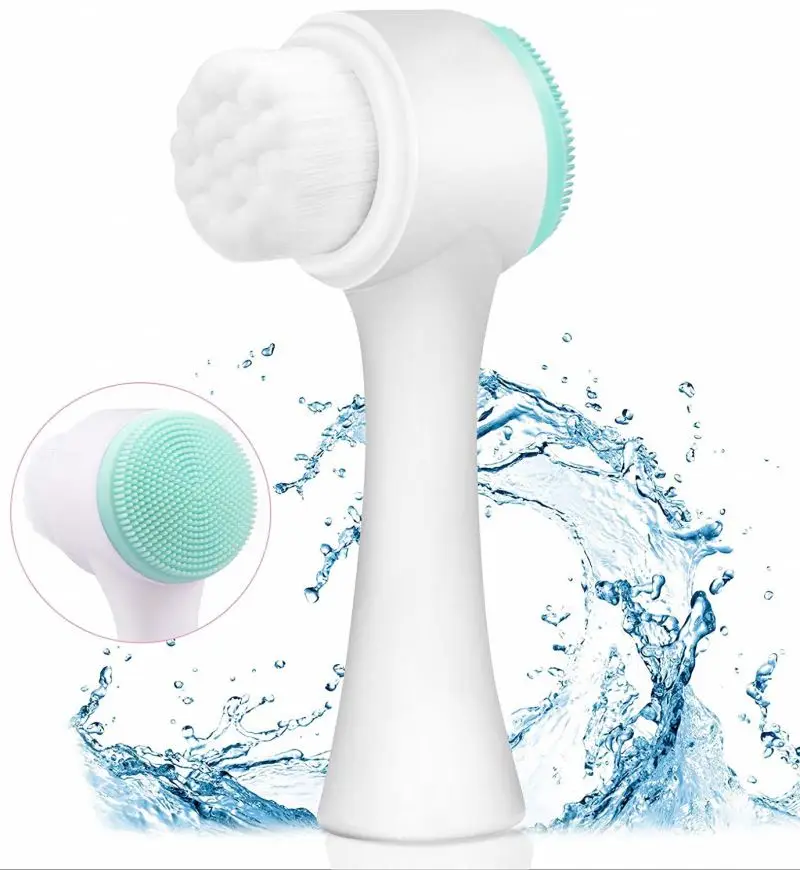silicone face cleansing brush silicon face cleaner brush