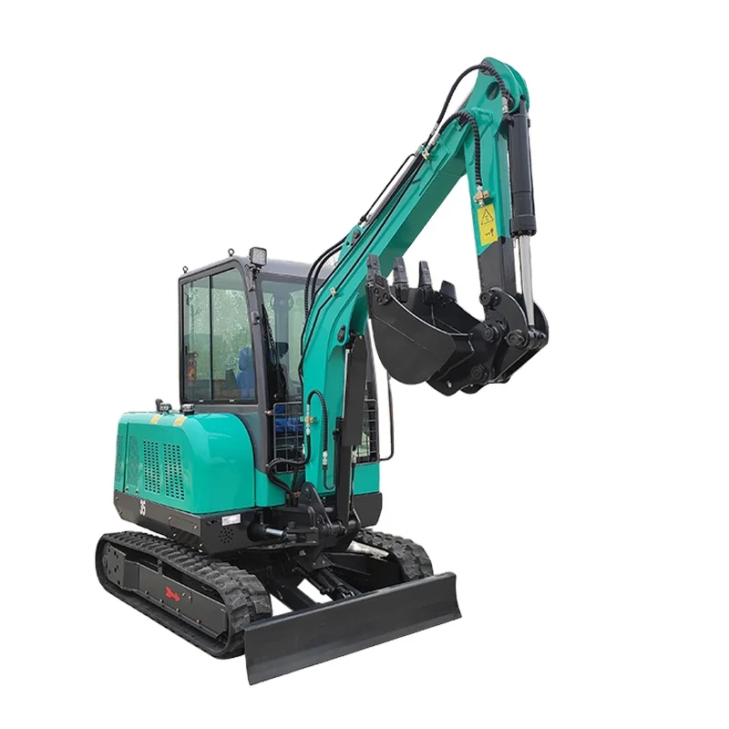4 ton crawler excavator with rubber track on sale